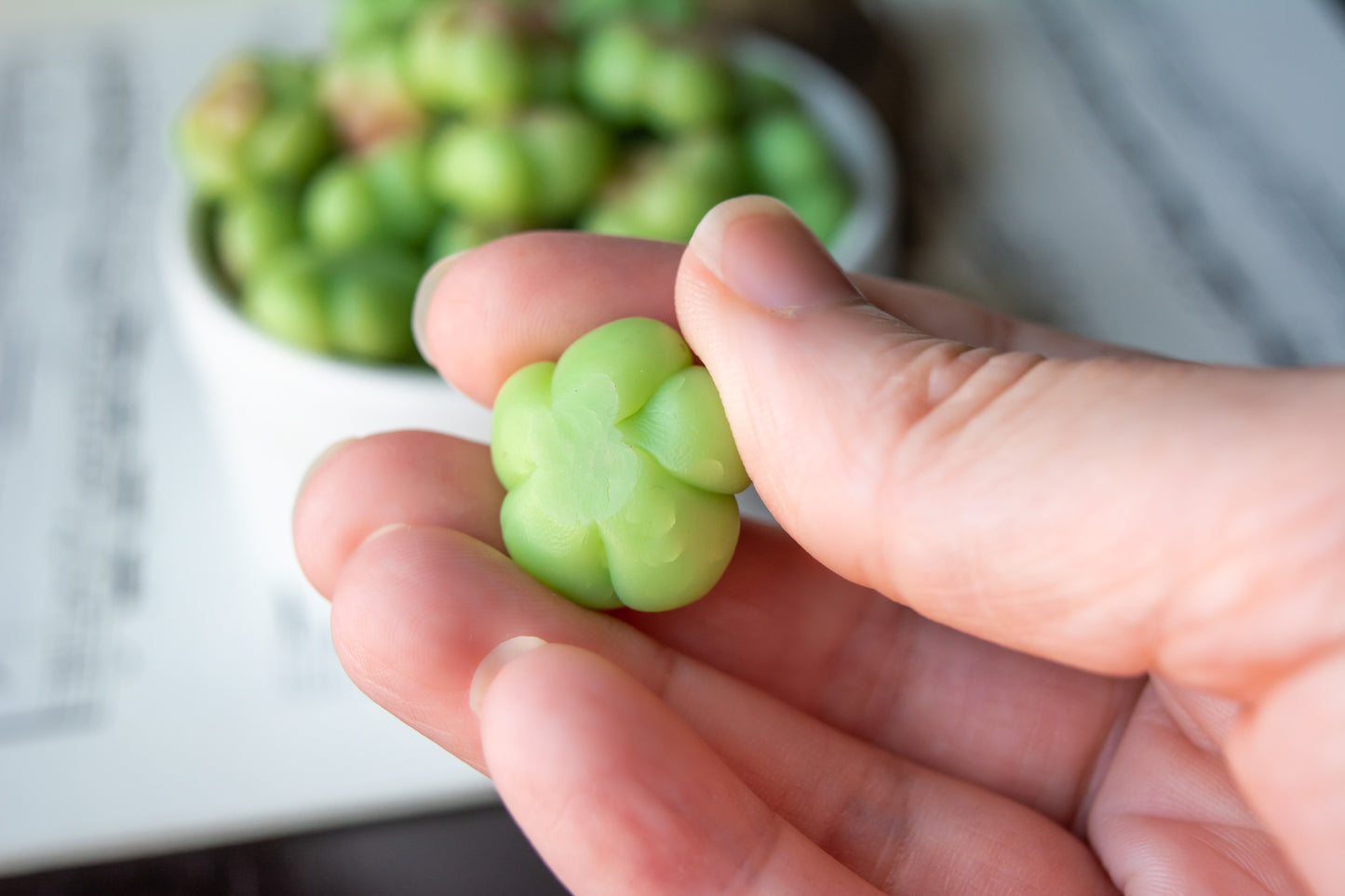 Succulent Cabochons in Polymer Clay, 23mm Faux Plants For Crafts, Decor, Etc