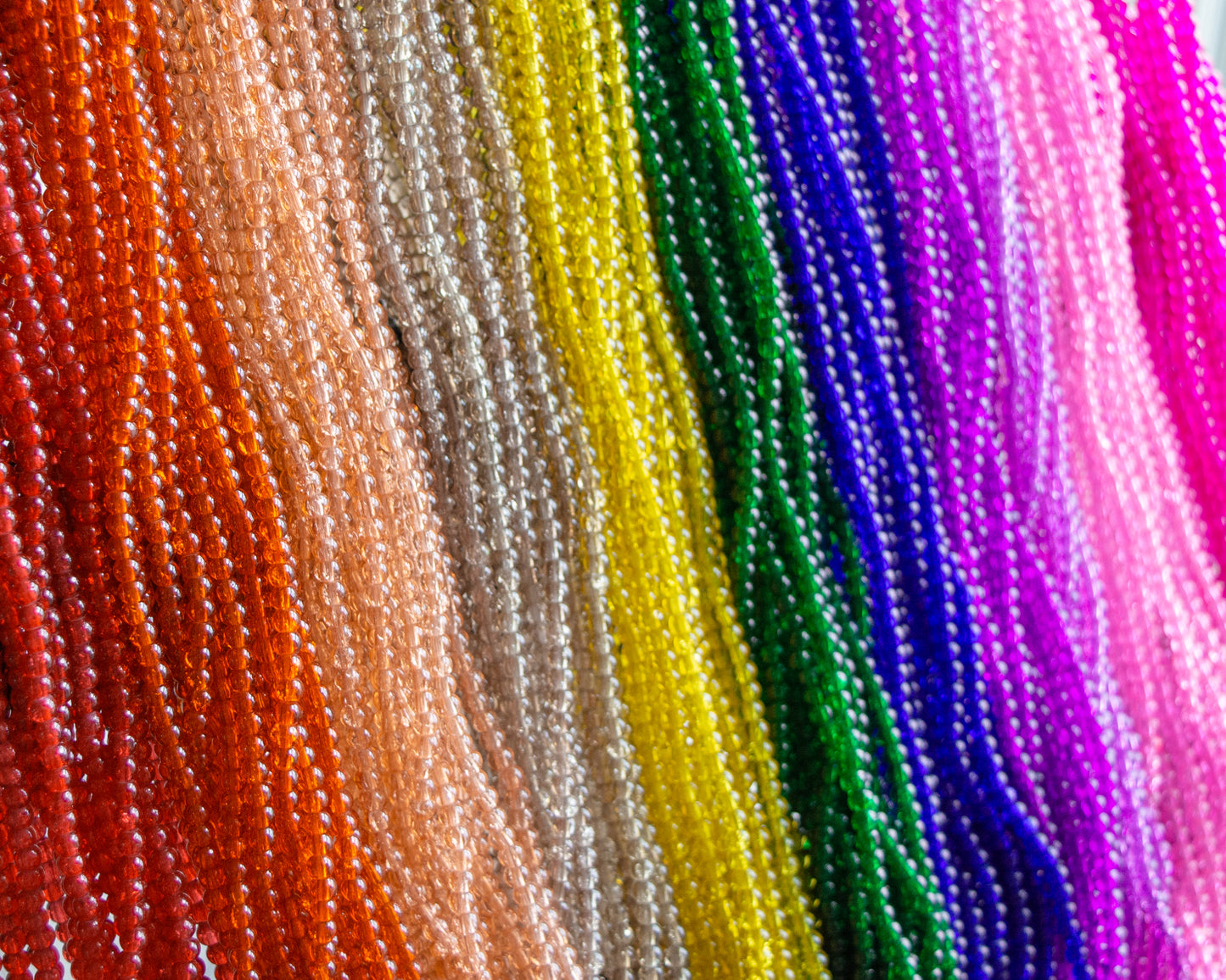 4x4.5mm Crackle Glass Beads 30" Strand, Choose Your Color