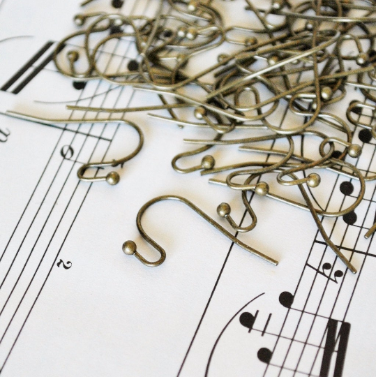 Lightweight Ball Fish Hook Earwires