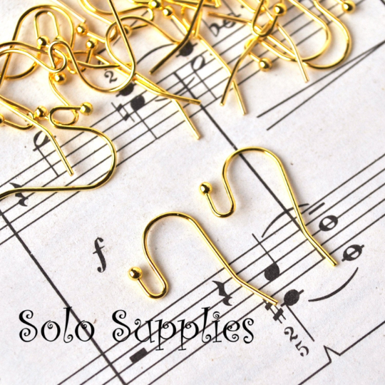 Lightweight Ball Fish Hook Earwires