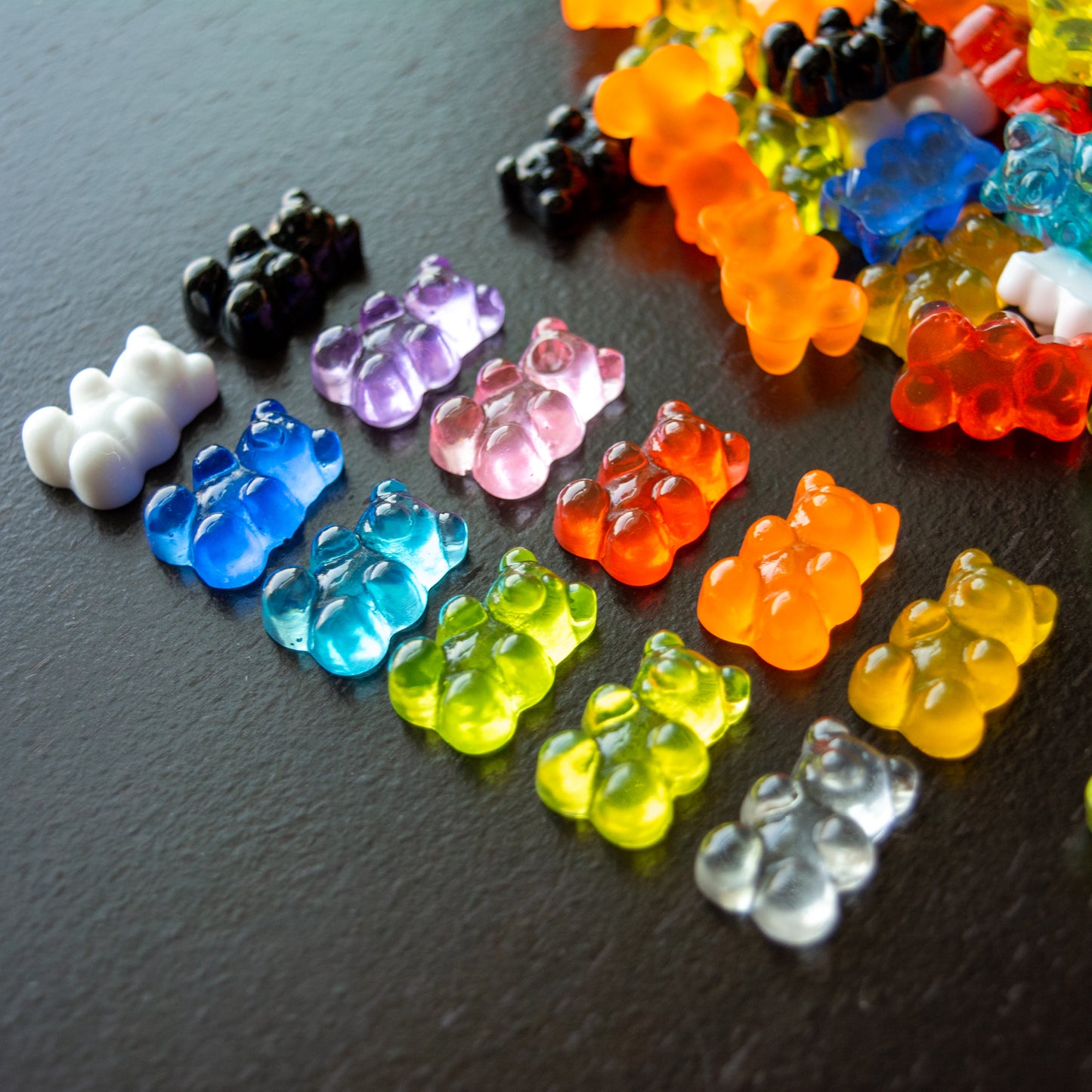 Gummy Bear Cabochons 18x12mm In Colorful Resin