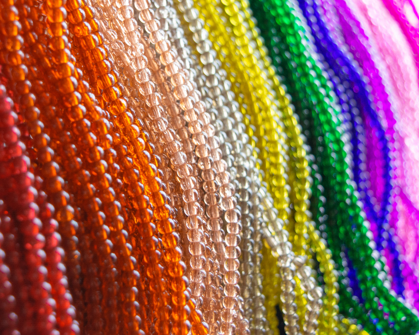 4x4.5mm Crackle Glass Beads 30" Strand, Choose Your Color